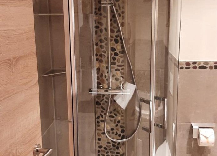 Dusche im Bad zum SZ I