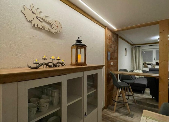 Vitrine im Esszimmer