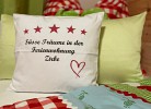 Kissen Süße Träume in der Fewo Zirbe
