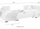 Maße Original Sofa mit Ausziehsofa